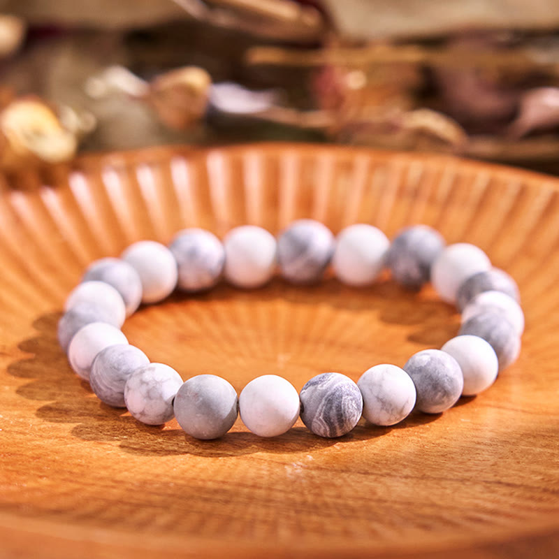 Buddha Stones Lead Back To Earth Neutral Color Series Grounding Balance Bracelet