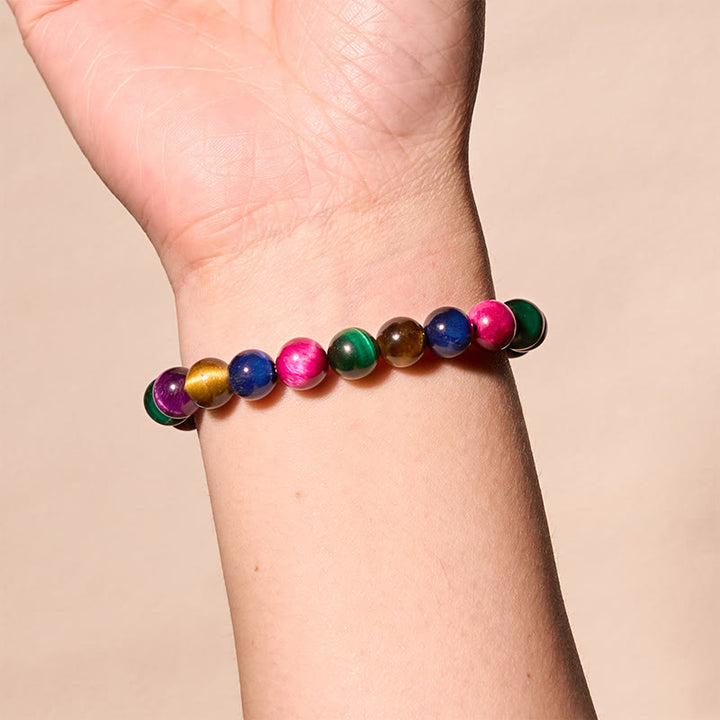 Buddha Stones Boost Vitality Warm Color Series Positive Courage Bracelet