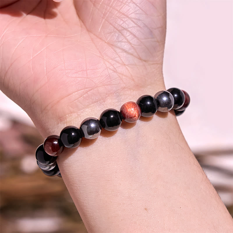 Buddha Stones Restores Calmness Cool Color Series Love Tranquility Bracelet