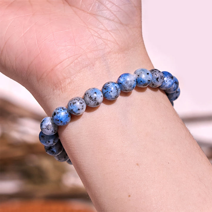 Buddha Stones Restores Calmness Cool Color Series Love Tranquility Bracelet