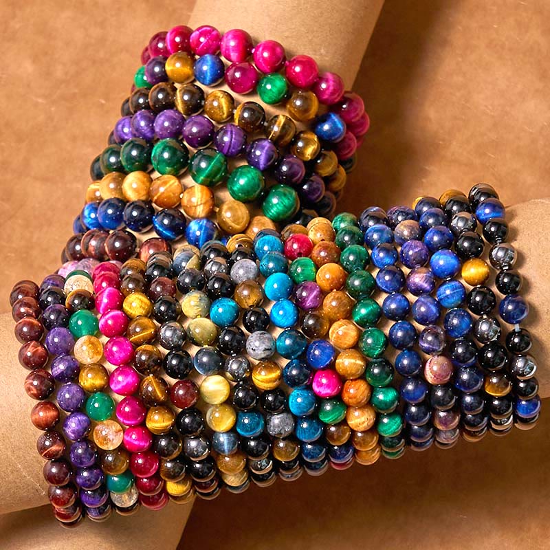 Buddha Stones Various Tiger Eye Confidence Bracelet - image 0