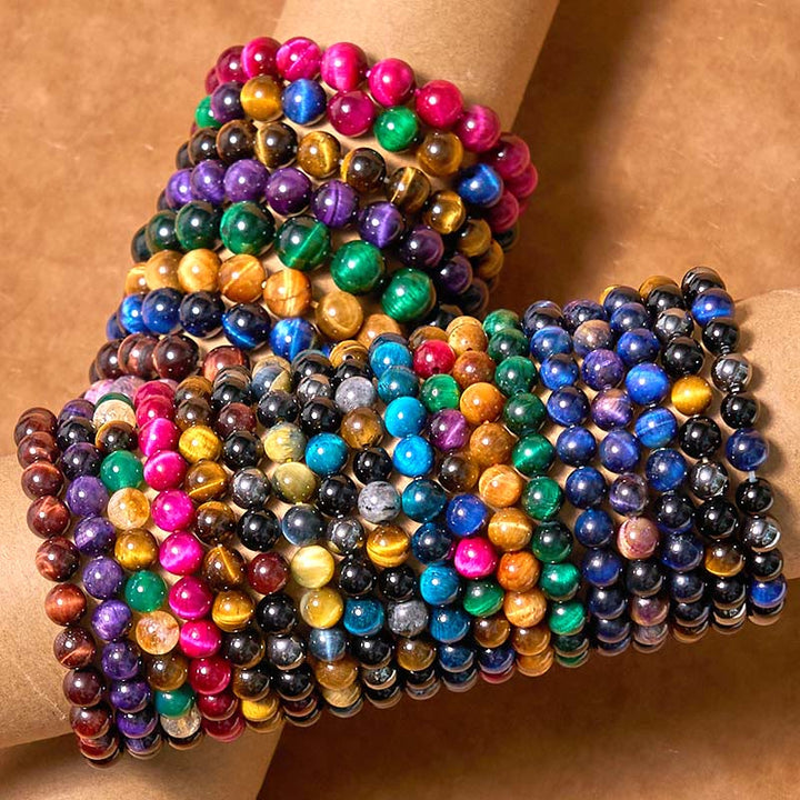 Buddha Stones Various Tiger Eye Confidence Bracelet - image 0
