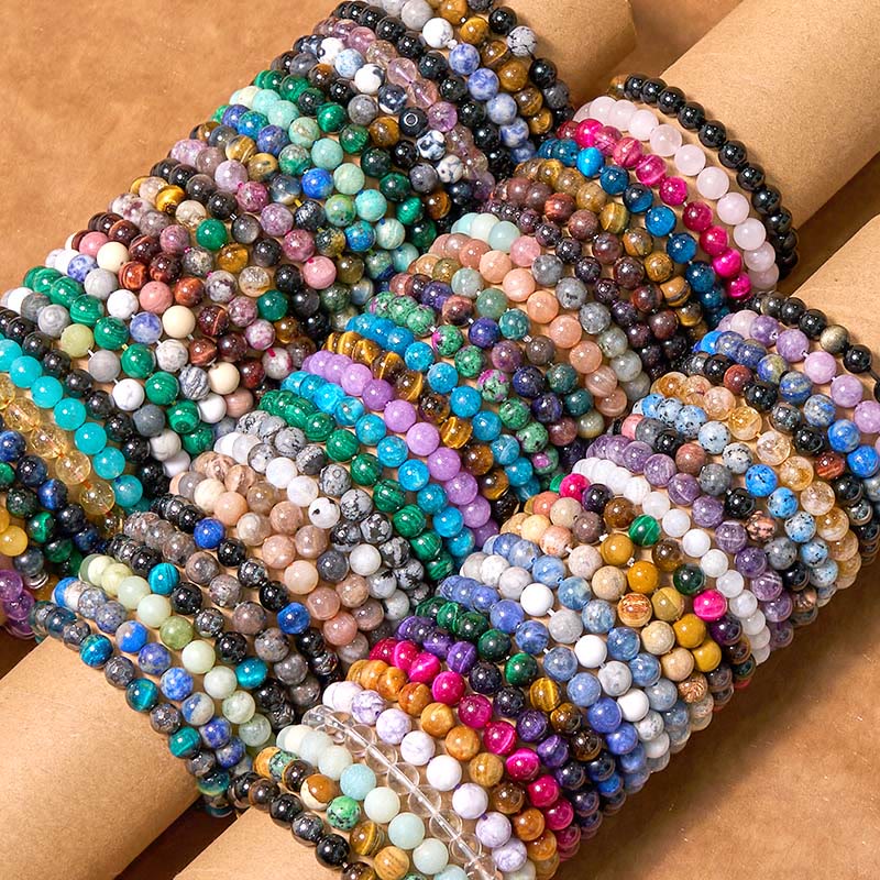 Buddha Stone Various Crystals Malachite Lazurite Lapis Lazuli Hemimorphite Calmness Bracelet - image 2