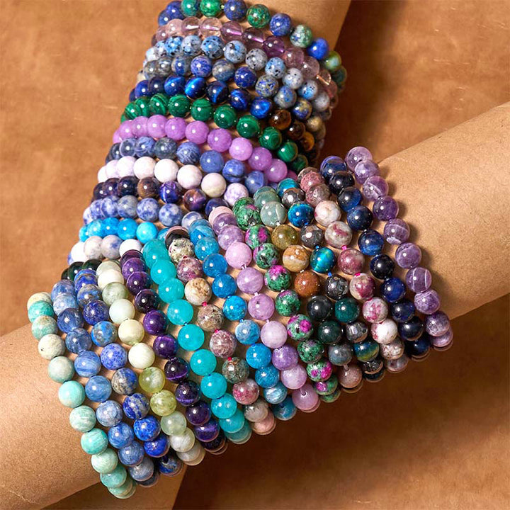 Buddha Stones Restores Calmness Cool Color Series Love Tranquility Bracelet