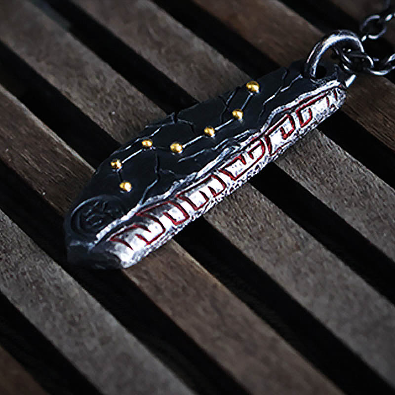 Buddha Stones 999 Sterling Silver Big Dipper Balance Necklace Pendant - image 7