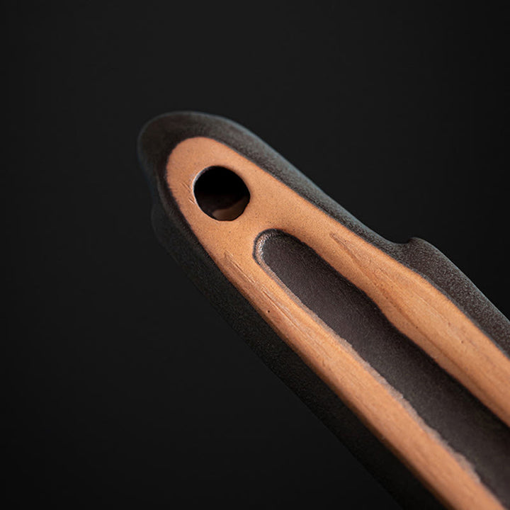 Buddha Stones Mountains Boat Design Spiritual Healing Ceramic Stick Incense Burner Decoration - image 8