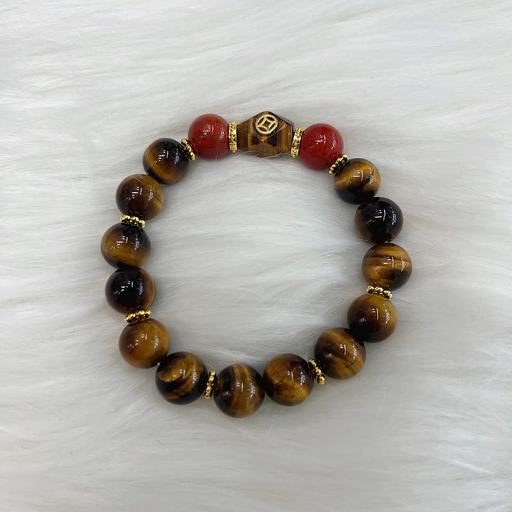 Buddha Stones Tiger Eye Courage Bracelet