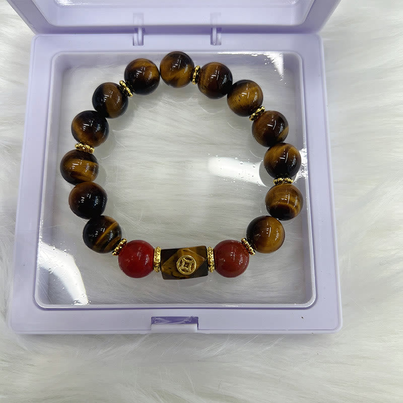 Buddha Stones Tiger Eye Courage Bracelet