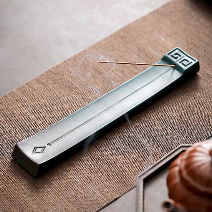 Buddha Stones Moon Rabbit PiXiu Mountain Healing Ceramic Stick Incense Burner Decoration - image 15