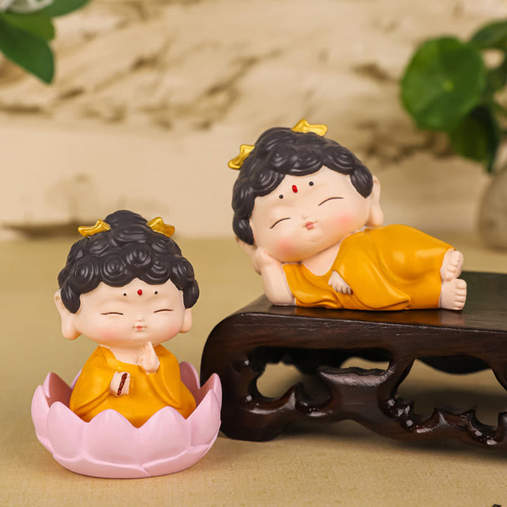 Buddha Stones Meditation Lotus Amitabha Buddha Resin Statue Compassion Home Decoration - image 14