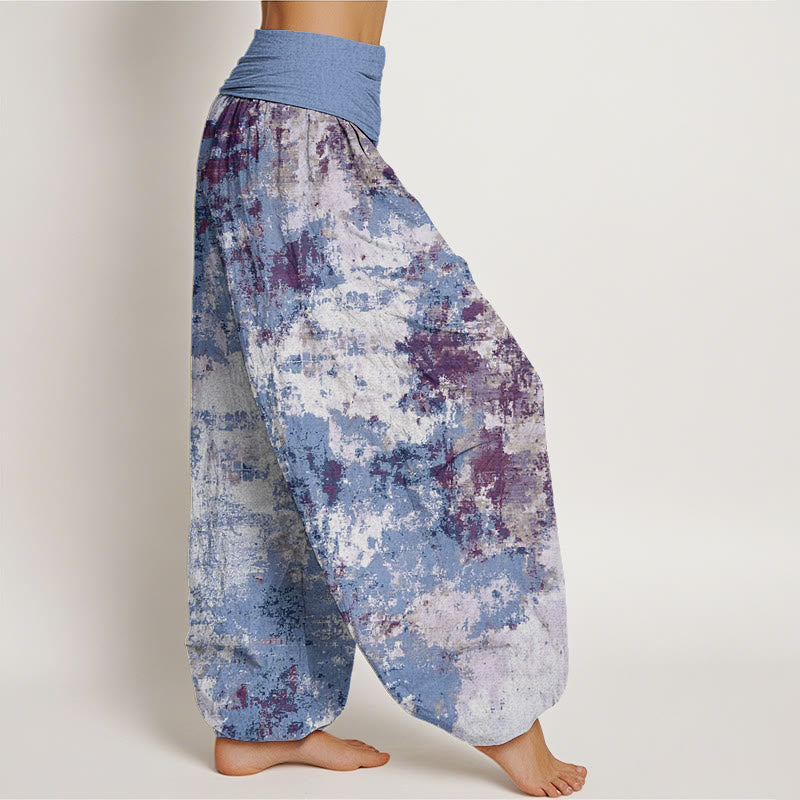 Buddha Stones Tie Dye Women's Elastic Waist Harem Pants