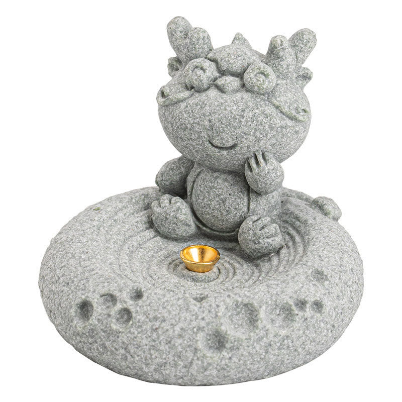 Buddha Stones Chinese Zodiac Healing Incense Burner Desk Decoration