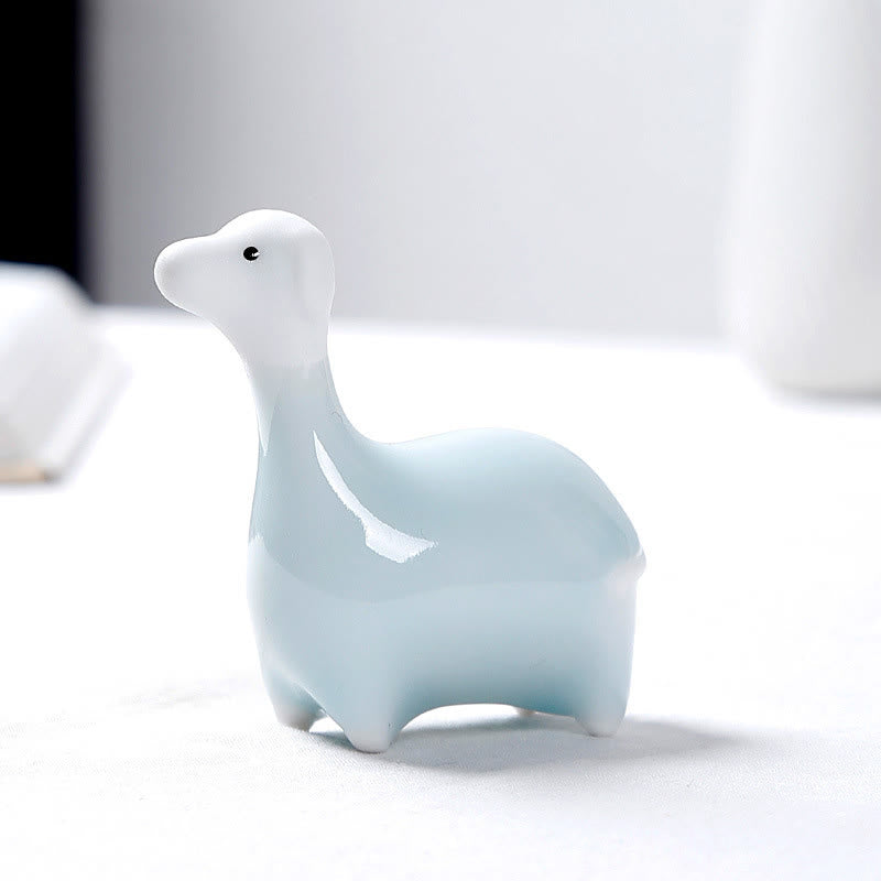 Buddha Stones Chinese Zodiac Ceramic Tea Pet Home Decoration - image 30