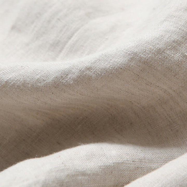 Buddha Stones Plain Color Cotton Linen High Waist Wide Leg Pants With Pockets - image 13