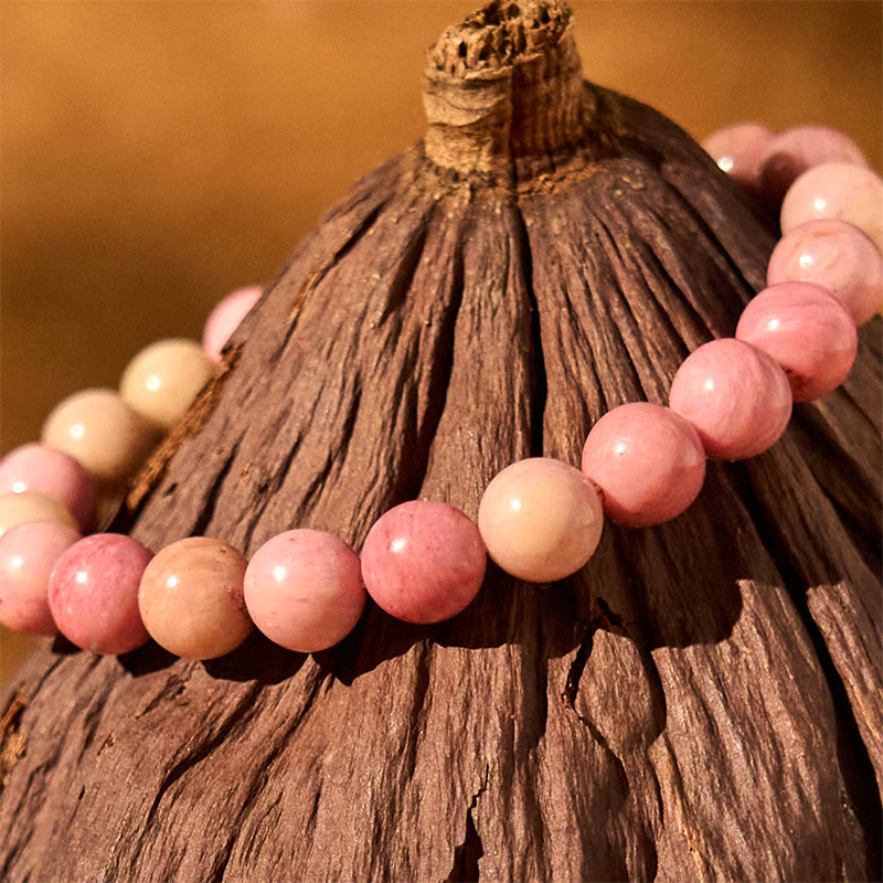 Buddha Stones Rhodonite Healing Relationships Bracelet