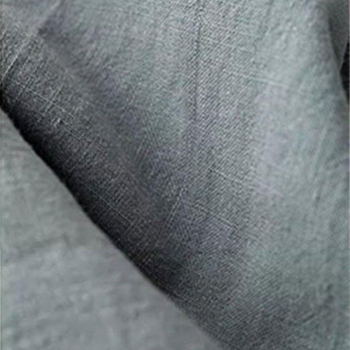 Buddha Stones Casual Solid Color Cotton Linen Drawstring Women's Pants With Pockets - image 3