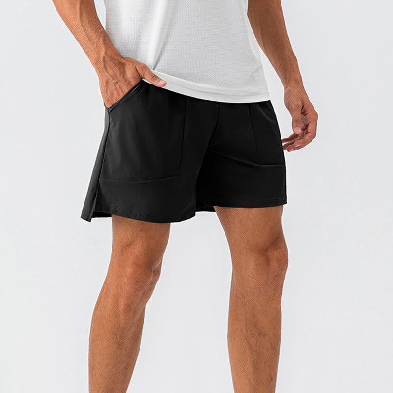 Buddha Stones Men's Casual Quick Dry Sports Shorts With Pockets