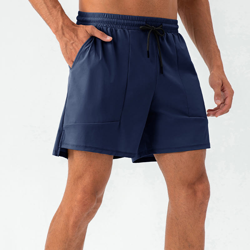 Buddha Stones Men's Casual Quick Dry Sports Shorts With Pockets