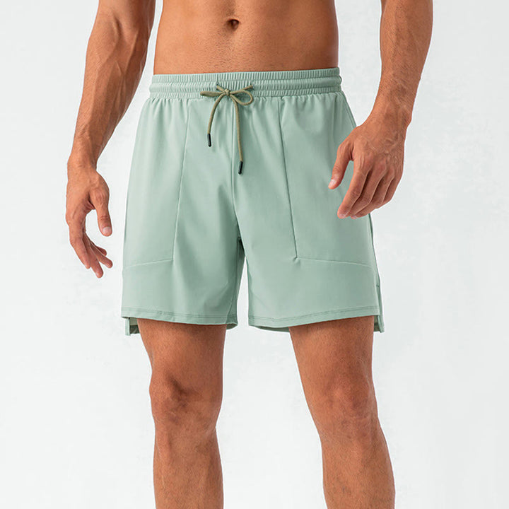 Buddha Stones Men's Casual Quick Dry Sports Shorts With Pockets