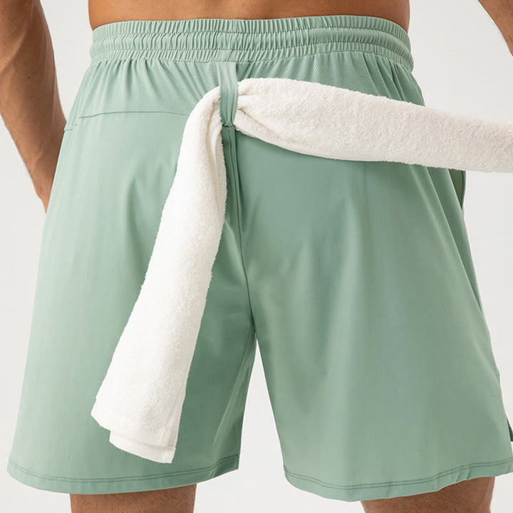 Buddha Stones Men's Casual Quick Dry Sports Shorts With Pockets - image 5