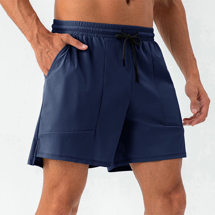 Buddha Stones Men's Casual Nylon Quick Dry Sports Shorts With Pockets - DarkBlue - US/UK/AU44，EU54 (2XL) - image 19