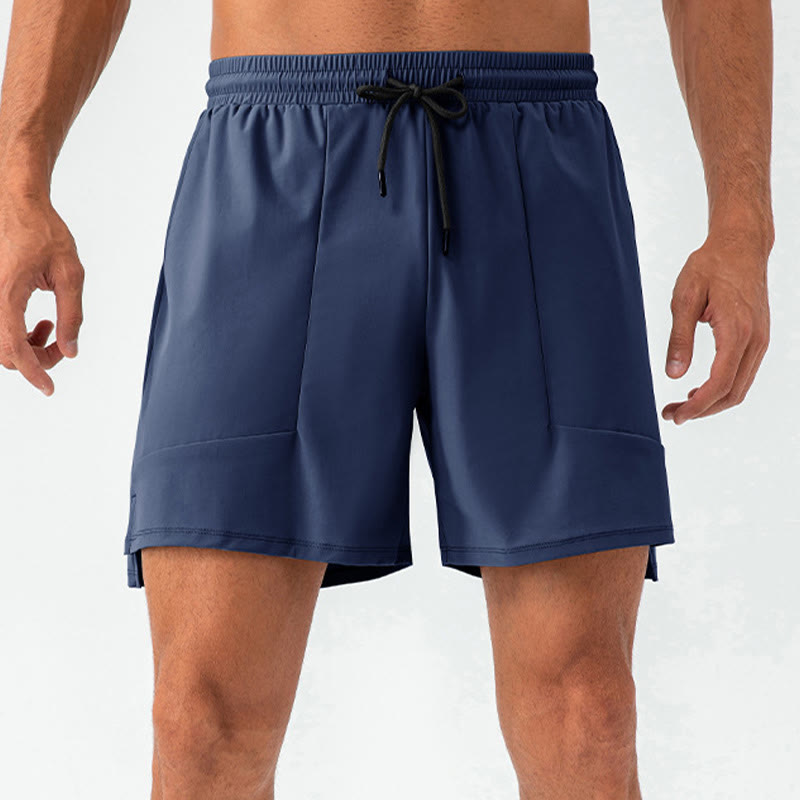 Buddha Stones Men's Casual Nylon Quick Dry Sports Shorts With Pockets