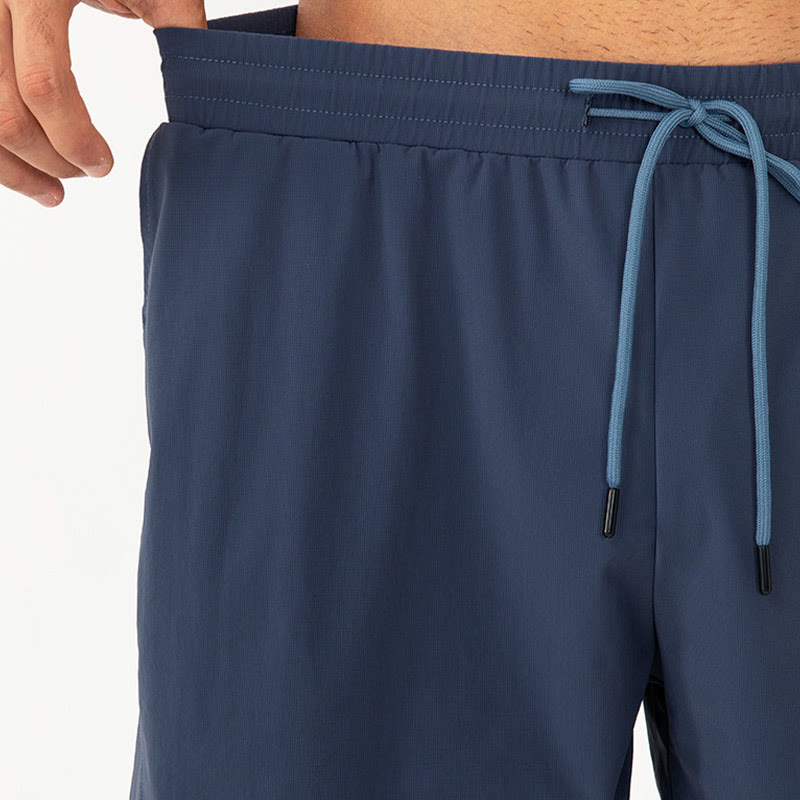 Buddha Stones Men's Casual Breathable Loose Nylon Quick Dry Sports Shorts With Pockets - image 17