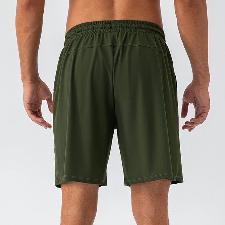 Buddha Stones Men's Casual Breathable Loose Nylon Quick Dry Sports Shorts With Pockets - image 19