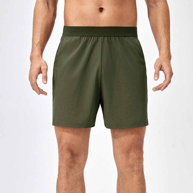 Buddha Stones Men's Casual Loose Nylon Quick Dry Sports Shorts With Pockets - image 17