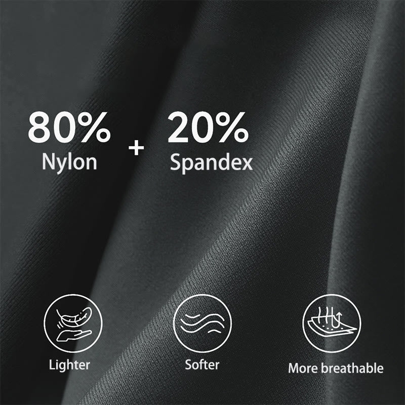 Buddha Stones Plain High Waist Elastic Breathable Sports Men's Leggings Pants - image 6