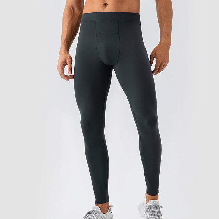 Buddha Stones High Waist Elastic Quick Dry Breathable Gym Sports Men's Leggings Pants - DarkGray - US/UK/AU44，EU54 (2XL) - image 19