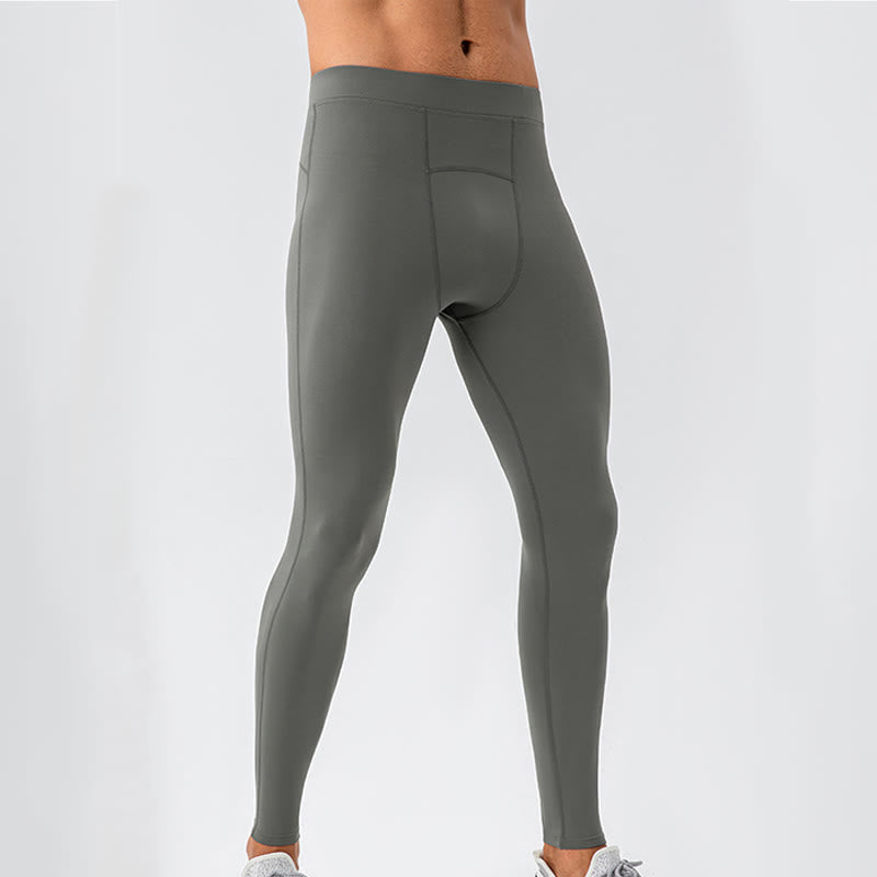 Buddha Stones High Waist Elastic Quick Dry Breathable Gym Sports Men's Leggings Pants - image 2