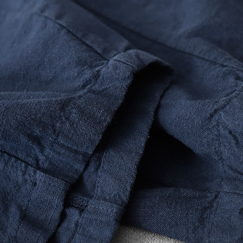 Buddha Stones Casual Plain 7-8 Length Women's Harem Pants With Pockets - image 19