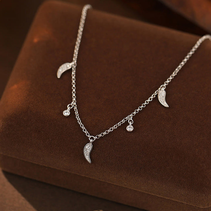 Buddha Stones 925 Sterling Silver Zircon Little Pepper Charm Protection Anklet - Silver Anklet(Circumference 25cm) - image 11