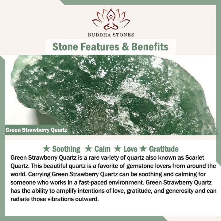 Buddha Stones Natural Citrine Green Strawberry Quartz PiXiu Prosperity Bracelet