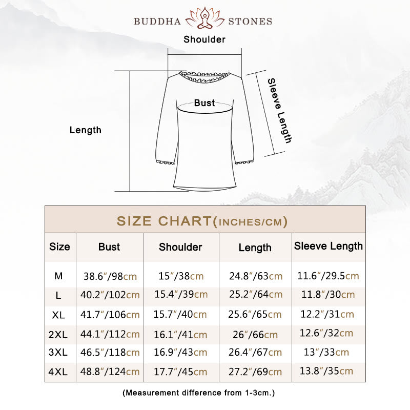 Buddha Stones Women's Flower Embroidery Design Crew Neck T-shirt Tee - image 5