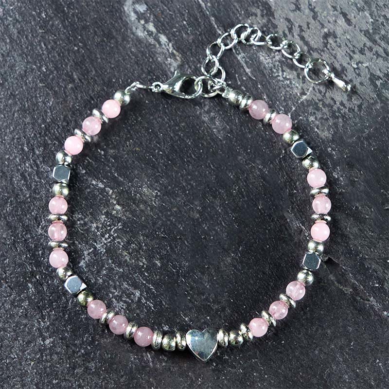Buddha Stones Natural Stone Amazonite Amethyst Lazurite Lapis Lazuli Rose Quartz Heart Positive Balance Bracelet - image 20