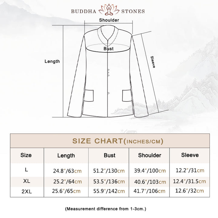 Buddha Stones PLUS SIZE V Neck Casual Solid Color Long Sleeve Shirt Cotton Linen Women's Shirts
