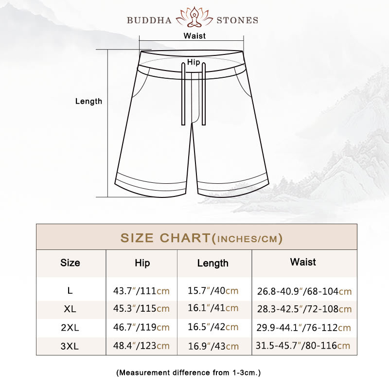 Buddha Stones Plain Color Bottom Hollow Lace Design Lace-up Cotton Linen Women's Shorts With Pockets