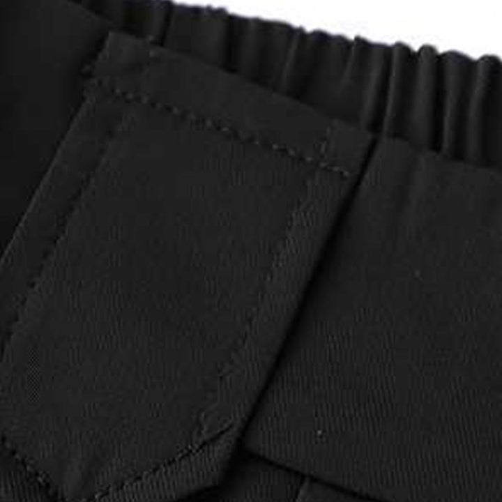 Buddha Stones Summer Casual Zipper Button Loose Plain Cotton Linen Women's Shorts With Pockets - image 13