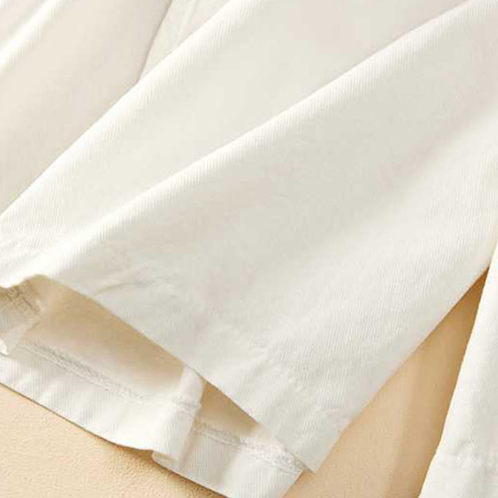 Buddha Stones Summer Casual Loose Plain Cotton Women's Shorts With Pockets - image 20