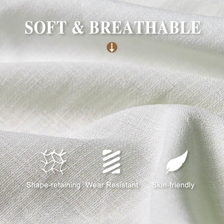Buddha Stones White Auspicious Clouds Birds Tree Pattern Women's Elastic Waist Harem Pants - image 3