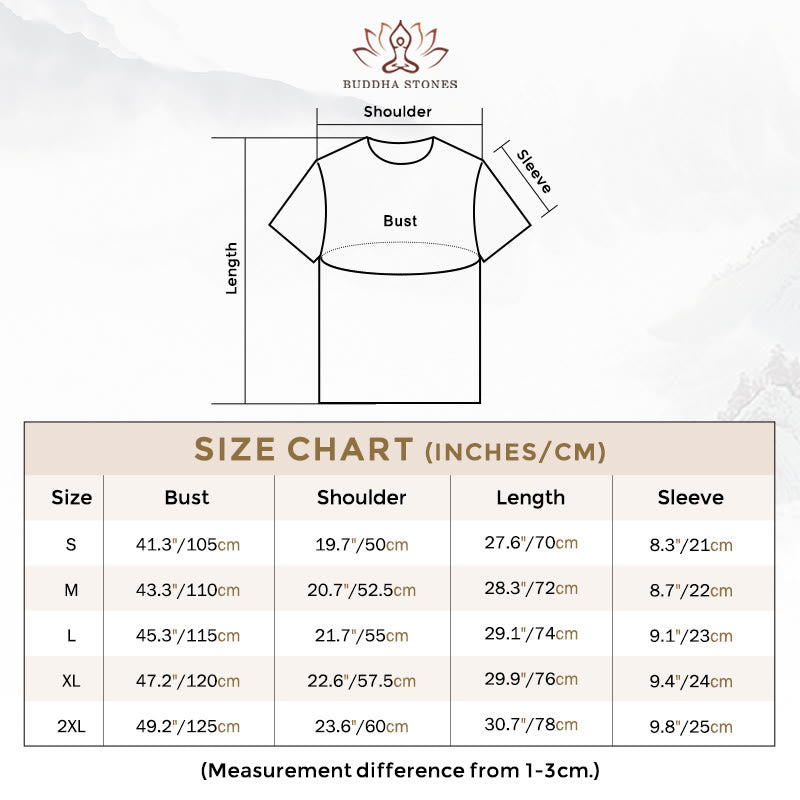 Buddha Stones OM NAMAH SHIVAYA Crane Bamboo Cotton Tee T-shirt