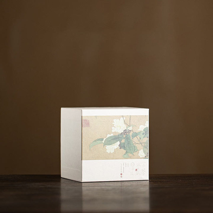 Buddha Stones Small Cute Cat Teacup Kung Fu Tea Cup 60ml - Flower Gift Box(Box Only) 10*10*10cm - image 19