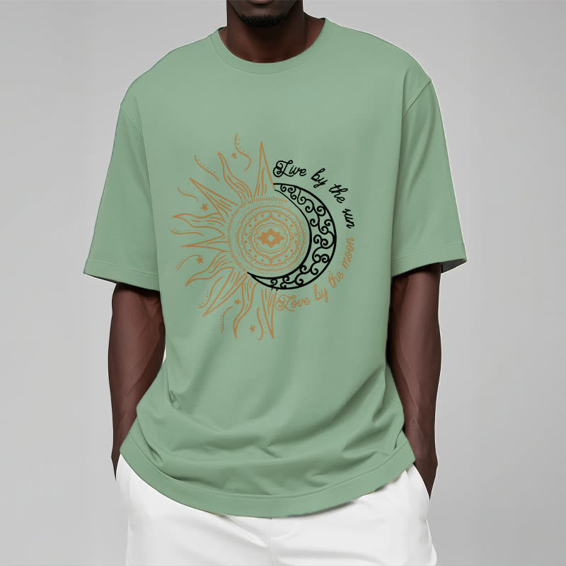 Buddha Stones Live By The Sun Love By The Moon Tee T-shirt
