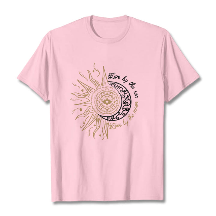 Buddha Stones Live By The Sun Love By The Moon Tee T-shirt