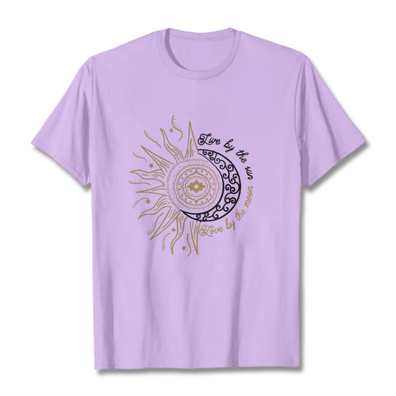 Buddha Stones Live By The Sun Love By The Moon Tee T-shirt