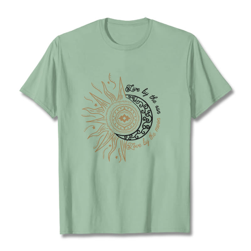 Buddha Stones Live By The Sun Love By The Moon Tee T-shirt