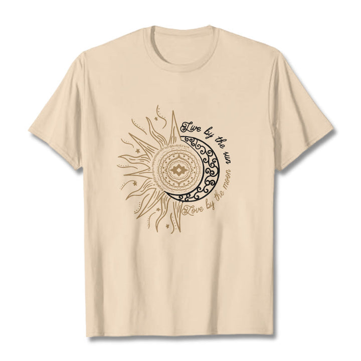 Buddha Stones Live By The Sun Love By The Moon Tee T-shirt