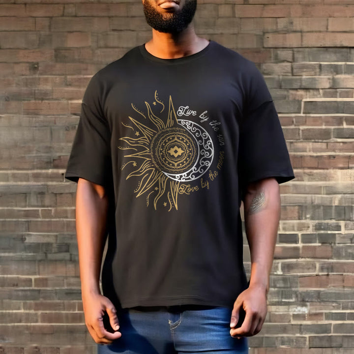 Buddha Stones Live By The Sun Love By The Moon Tee T-shirt